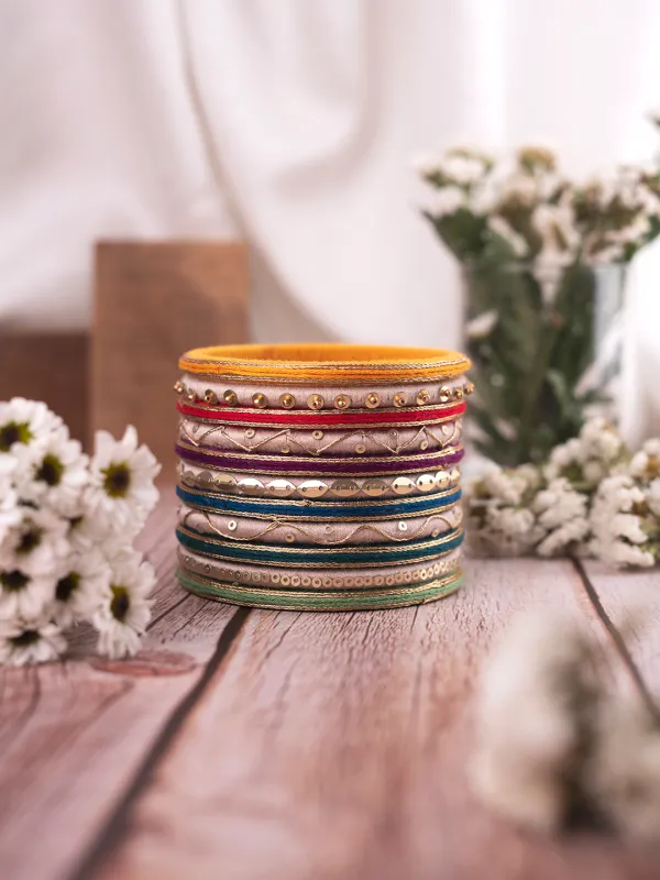 Ashiya Handcrafted Thin Bangles